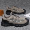 Men's shoes spring and summer new casual sports shoes thick-soled hollowed-out breathable outdoor tooling shoes men's hiking hiking shoes men's