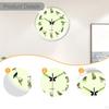Bird Theme Wall Clock, Glow in The Dark Accessories, Decor for Bathroom, Farmhouse, Office,
