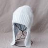 Korean Style Knitted Hat Solid Color Ear Cap Cute Lei Feng Cap  Girls