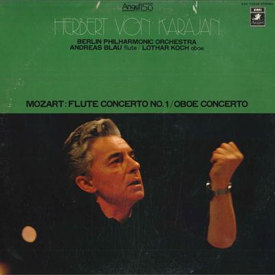 LP Record HERBERT VON KARAJAN - Mozart: Flute Concerto No. 1 / Oboe EAC70239 EMI ANGEL - Japan Obi Classical Used