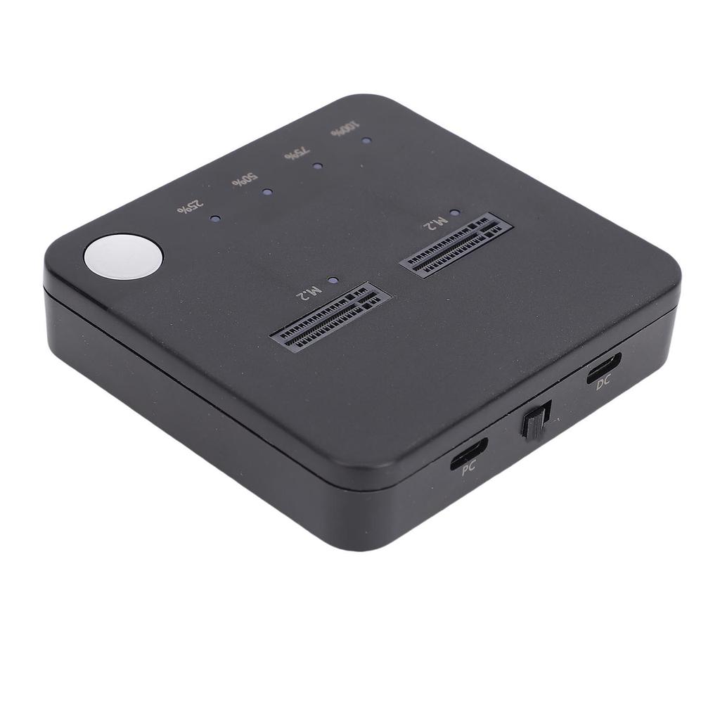 M.2 Hard Drive Duplicator Serial ATA To NVMe Cloner Dock Station Dual SSD Enclosure Support Offline Cloning UASP and