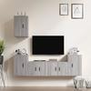 VidaXL TV Furniture Set 5 Pcs Sonoma Grey Engineered Wood 3188572