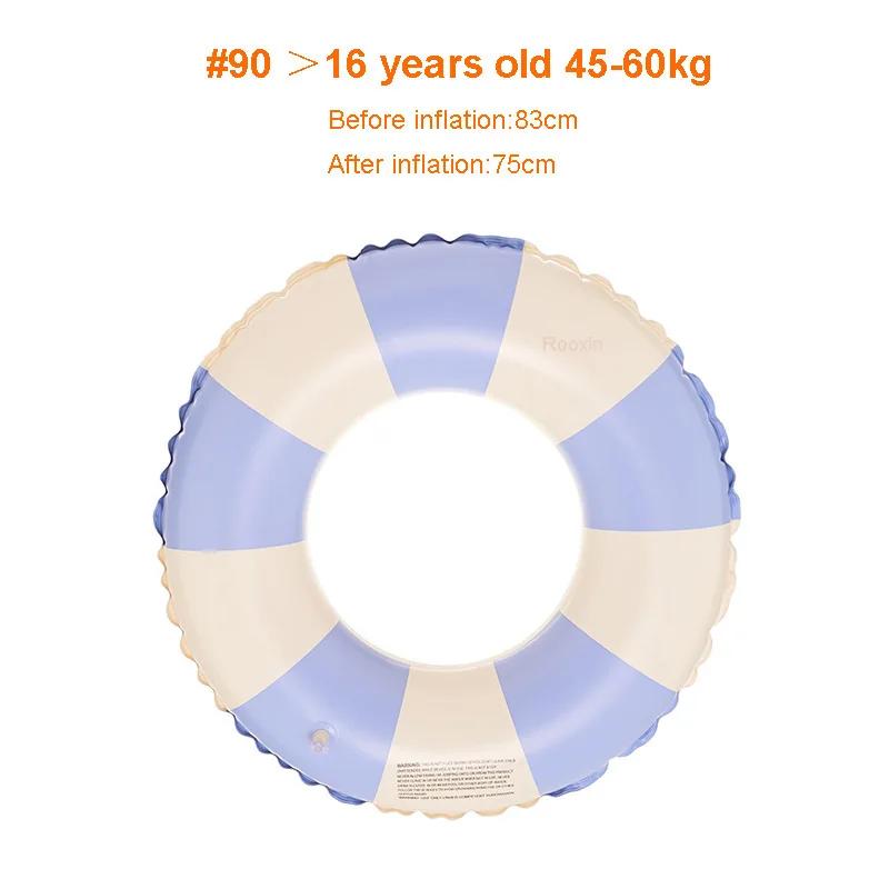 Donut Swimming Ring Inflatable Pool Float for Teen Kids Swimming Circle Baby Swim Tube Water Play Swimming Pool Toys