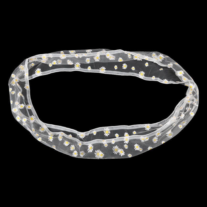 Universal Indoor/Outdoor Bird Cage Seed Catcher Stretchy Adjustable Soft Daisy Pattern Mesh Net Seed Guard for Round Square Cages