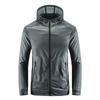 Sommer Kapuzenjacke Langarm Herren Lässig Jugend Einfarbig Kleidung Outdoor Leicht und Atmungsaktiv Schnelltrocknend Skin-Kleidung Herren