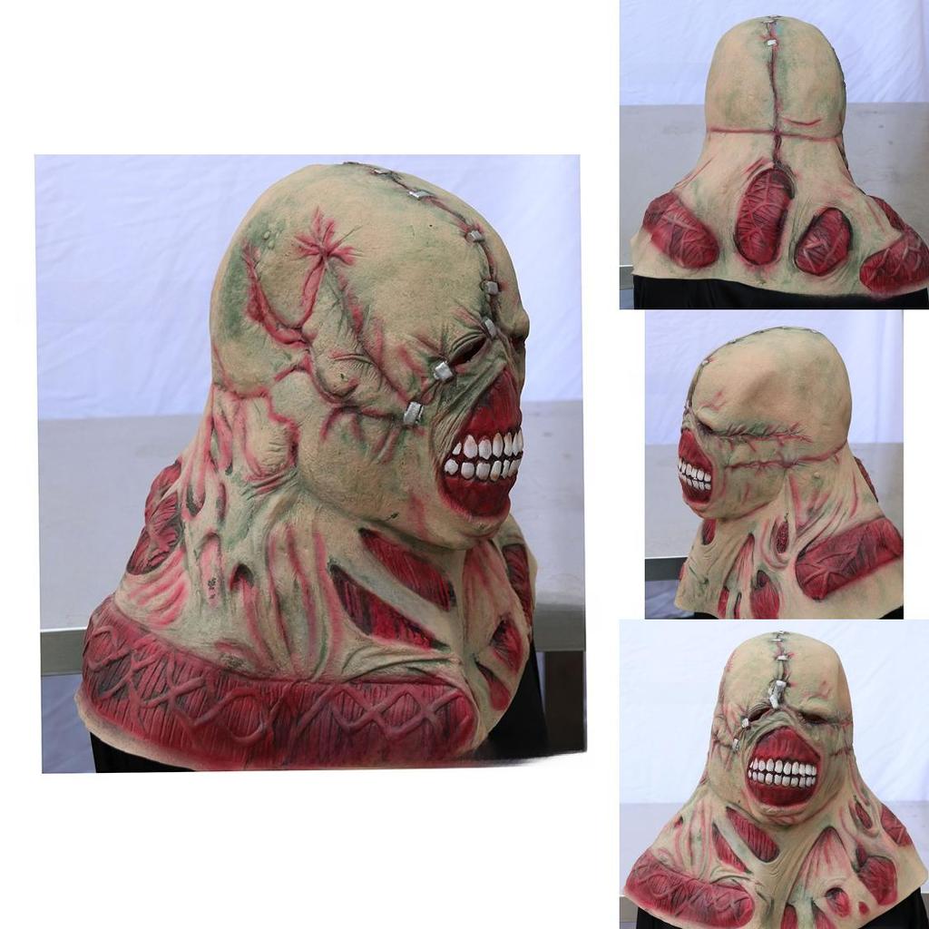 Adult Latex Halloween Mask With Horror Ghost And Zombie Look For Festive Events