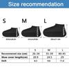 1 Pair Rubber Rain Boot Overshoes For Outdoor Use Silicone Waterproof Shoe Covers Rainy Day Shoe Cover Reusable Non-Slip Rain