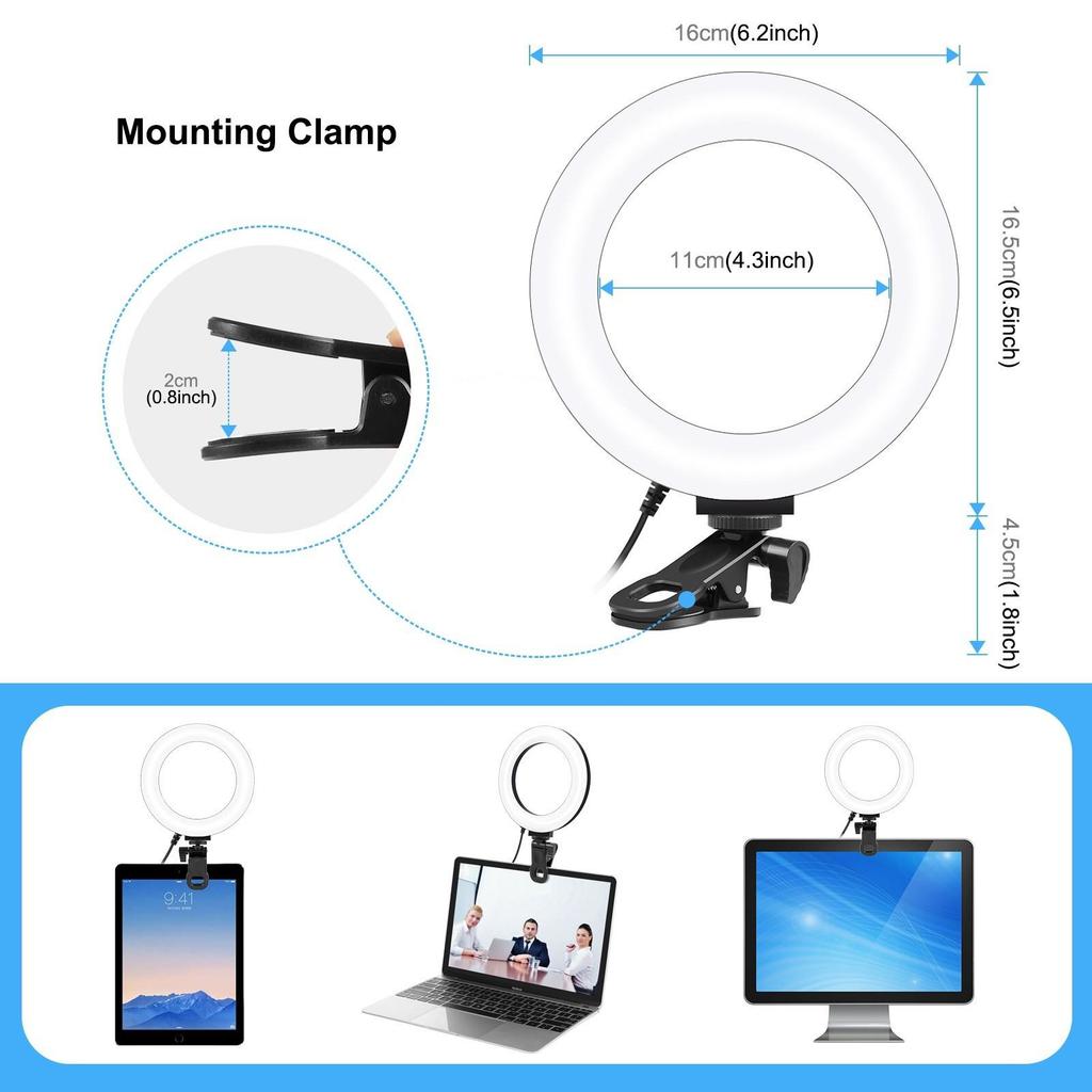 PULUZ Pierścień świetlny Fat Cow Live Beauty 4,7 cala do wideokonferencji i odmładzania skóry