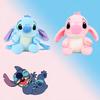 Sac à dos en peluche mignon Stitch et Ange Sac d'école Maternelle Crèche Garçons Filles