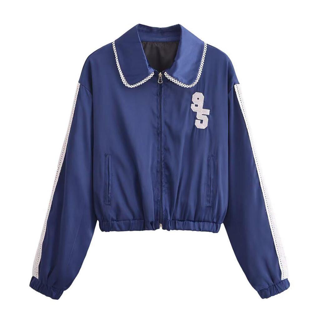 Spring 2025 Women's European & American Style Side Stripe Jacket & Trousers Set