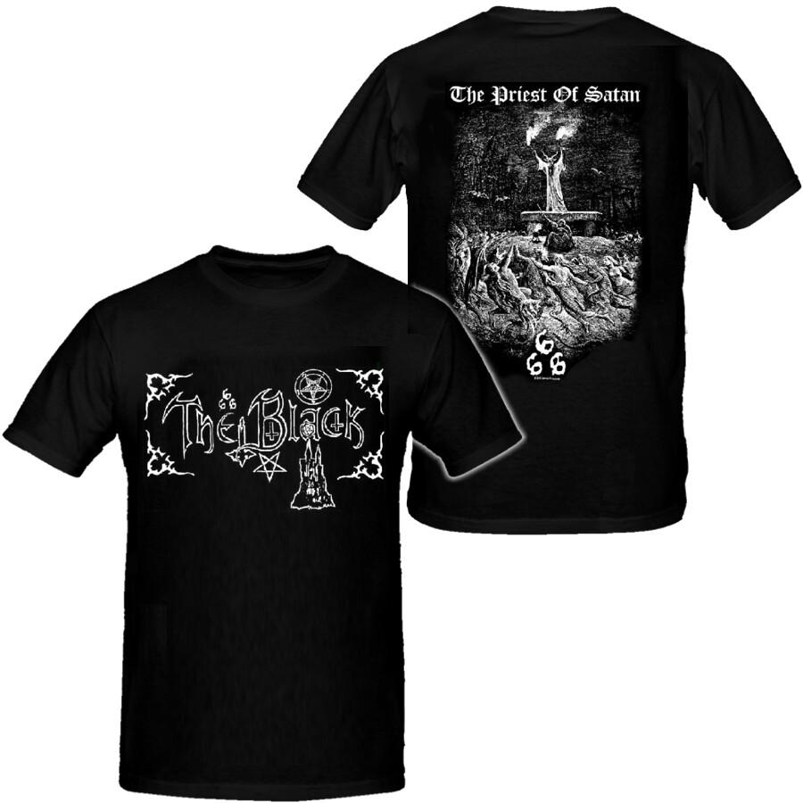 

26 The Black - The Priest of Satan - T-Shirt Cult Swedish Black Metal Unisex T-Shirt XXXXL