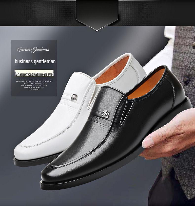 Men's Breathable Genuine Leather Hollow Sandals - Soft Sole, Non-Slip, Perfect for Summer and Business Wear