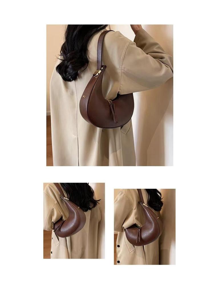 Versatile Small Retro Underarm Handbag - High-Value Dumpling Bag for Women