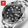 Fashion Mens Watches Steel/Silicone Strap Luminous Dual Calendar Waterproof Multi Color Business Sport Wrist Watch