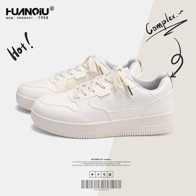 Global Men's Shoes Low-top Versatile Little White Shoes Men's ZHQ5695 Spring New Popular Thick-soled Breathable Casual Board Shoes