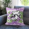 Cartoon Line Dog Pillow Gift Home Office Decoration Bedroom Sofa Car Cushion Cover Case 45X45