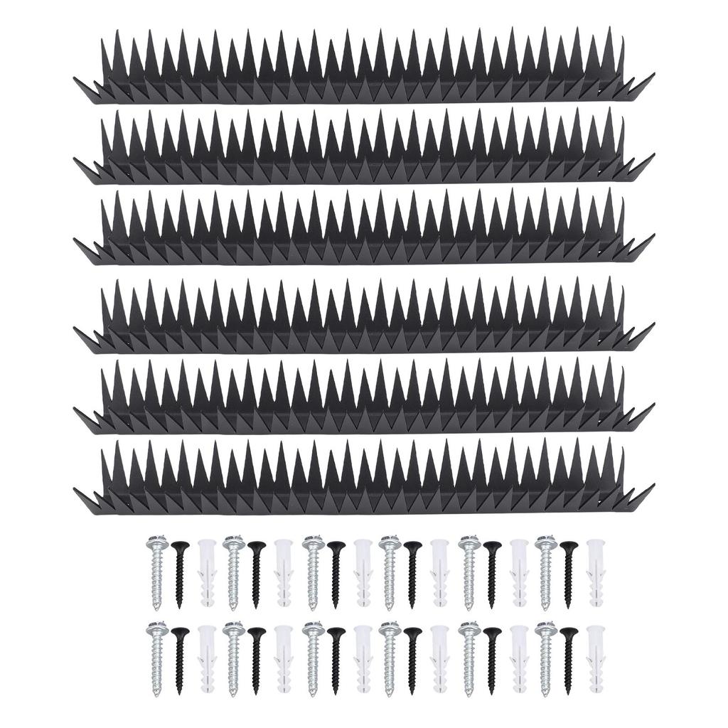 Fence Spikes Metal Animal Deterrent Anti Climb Anti Theft Wall Spikes for Home Outdoor