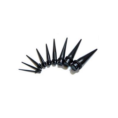 Acryl Spiral Taper Flesh Tunnel Ohrdehner Expander Kegelform Ohrringe