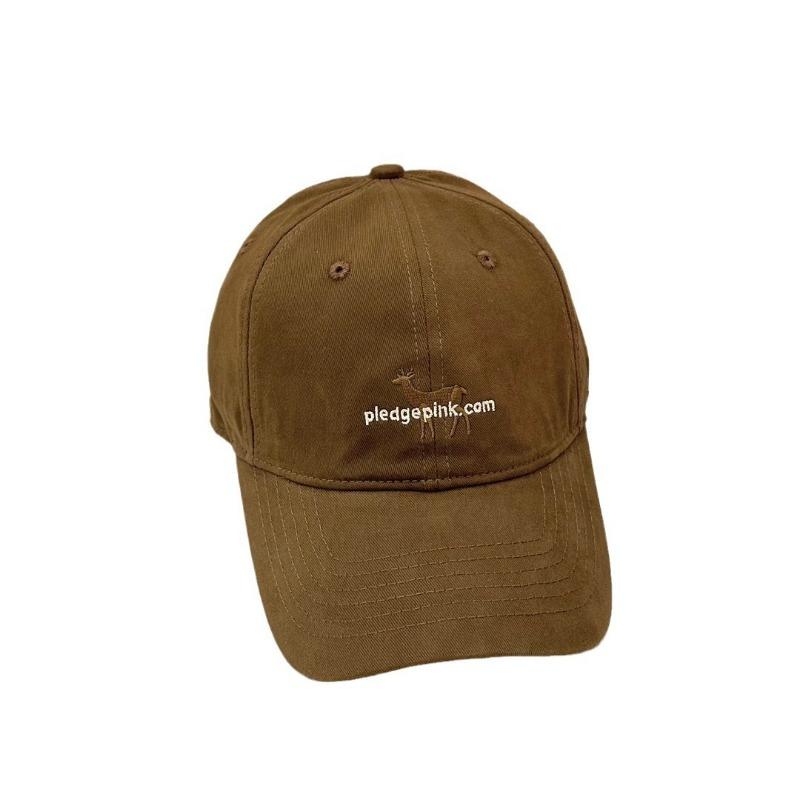 Letter deer soft top showing face small baseball cap female summer big head circumference versatile embroidery curved brim cap male