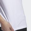 Adidas Letter Print Crew Neck Fitted Straight Short Sleeve T-Shirt Women Tops White H52233