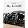 1/24 BMW M8 MANHART Supercar Alloy Car Model Sound and Light Pull Back Toy Collectibles Birthday Gift