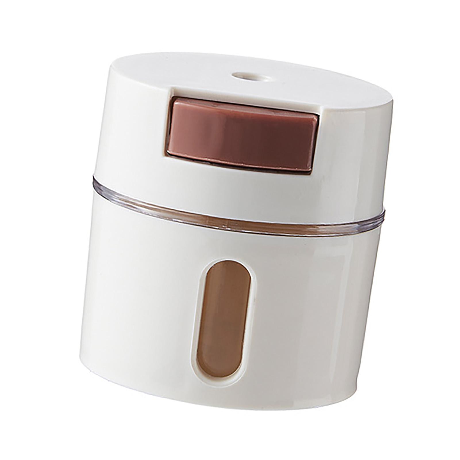 

Wall Mounted Spice Box Quantitative Control Magnetic Seasoning Can Salt Bottle Spice Box for Kitchen