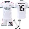27 Real Madrid Home Court Ronaldo No. 7 Jersey Bellingham No. 5 Mbappe No. 10 Football Jersey Set