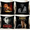 Movie S-Scarface Cushion Cover Comfortable Reversible Pillow Cover Ideal for Car Sofa Bedroom & Beyond
