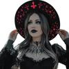 Elegant Gothic Top Hat for Formal Occasions and Casual Outfits Breathable Cotton Polyester Blend