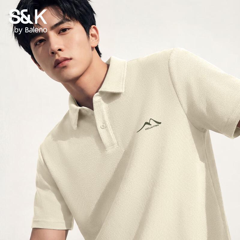 Baleno S&K Series Men s Waffle Knit Polo Shirt