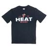 Officially Licensed NBA Miami Heat Cotton-Poly Short Sleeve T-Shirt (Black, XL) Unisex T-Shirt