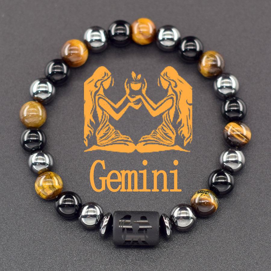 12 Sterrenbeeld Armband Heren Constellatie Armband voor Mannen Ram Maagd Leeuw Weegschaal Bedel Bangle Dames Vriendschap Sieraden om de Hand