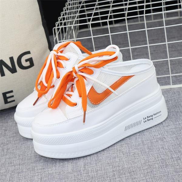 

Модные балетки Женские тапочки на платформе Роскошные шлепанцы Закрытый носок Лоферы 2025 Лето Дизайнерская модная обувь Женская домашняя 35