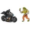 Jouet - spin master - batman transforming - batcycle - 2 figurines incluses - multicolore