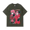 275 GSM Washed T-shirts 100% Cotton Darling in the Franxx V1 Print Unisex Heavy Cotton T Shirt