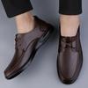 2024 Autumn Basic Shoes for Male Slip-on Men's Casual Shoes Low Heel Leather Casual Shoe Light Man's Leather Loafers Zapatos