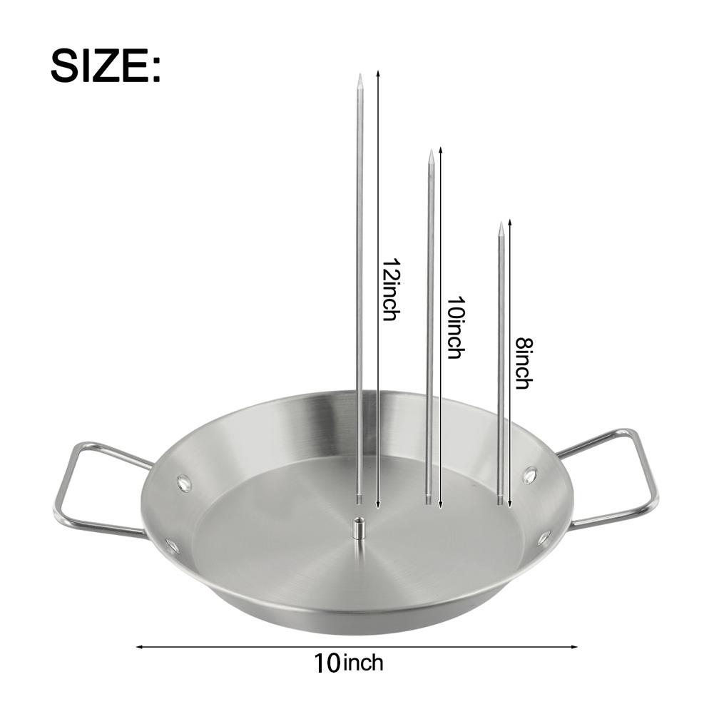 For Grill Accessories Stainless Steel Vertical Skewer For Tacos And More