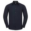 Russell Collection Mens Polycotton Tailored Long-Sleeved Shirt