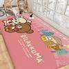 Kawaii Rilakkuma Bear Room Mats Washable Non-Slip Living Room Sofa Chairs Area Mat Kitchen Alfombra