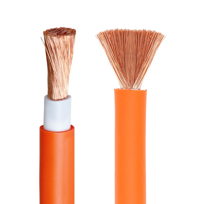 National Standard Wear-Resistant Pure Copper Welding Cable with Electrode Holder, Flexible RVV 25/35mm², Double Layer Sheath