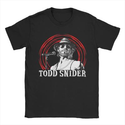 Vintage And Retro American Todd Snider T Shirt Summer Cotton T Shirts For Male Hip Hop Custom DIY Tshirt Short Sleeves Top Tees