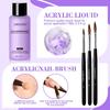 Acrylic Nail Powder Kit Full Set Optional Nail Drill Tools Professional Manicure Set Fast Curing Nail Art Extension