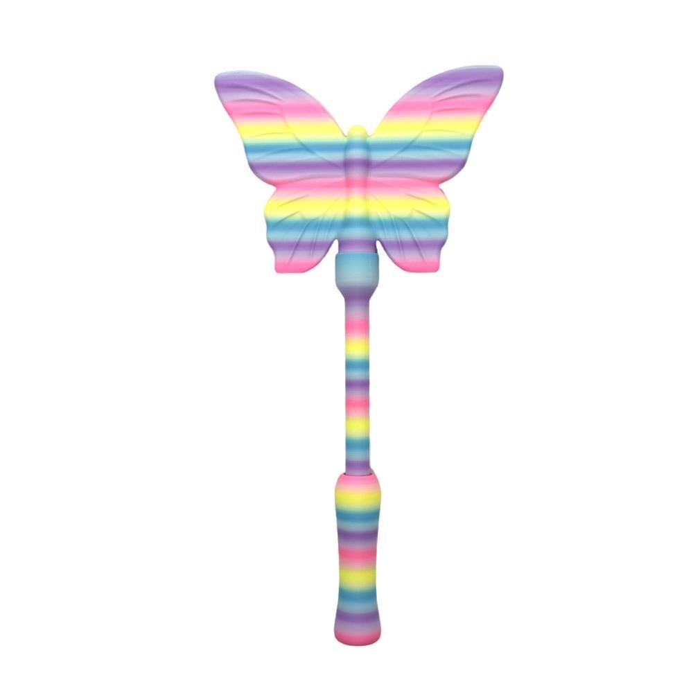 Odnímatelný 3D tištěný kouzelný hůlka Tap to Pay Přenosný držák na kouzelnou hůlku ve tvaru motýla Dárek pro dívky