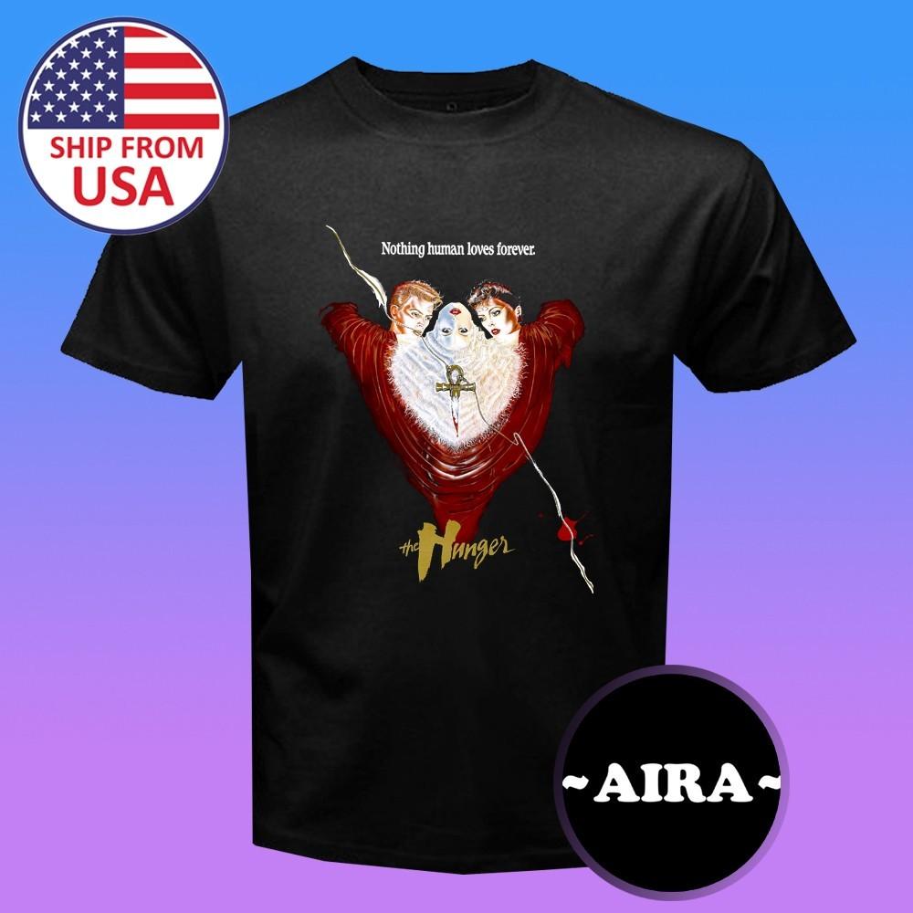 The Hunger Retro Horror Movie Men s Black Size S-5XL L