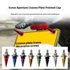 Aluminum License Plate Screws Secure Mounting Rustproof Fasteners For Auto Motorcycle License Plates