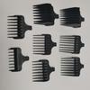8PCS Clipper Comb #1- #8,1/8"-1", 3-25მმ ჩანაცვლება Wahl T-Blade 02144-200