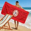 PSV Logo Aufdruck Strandtuch, Großes Weiches Schnelltrocknendes Handtuch für Strand Camping Schwimmen