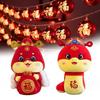 Year Of The Snake Mascot Lucky Bag Plush Toy Stuffed Doll Decoration Gift Kids
