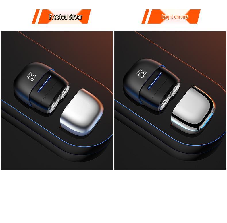 Rechargeable Portable Mini Electric Shaver for Men - Washable Beard Trimmer