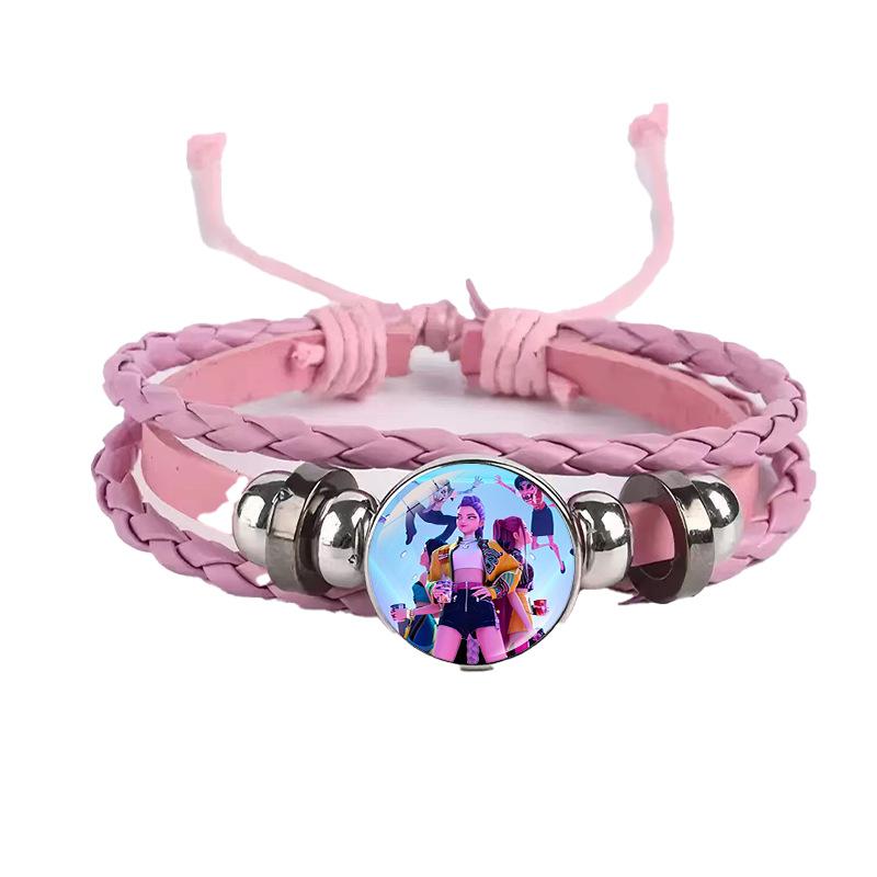 Cartoon Character Bracelet, Alloy Charm Adjustable 18+6cm Chain, Unisex Fashion Jewelry Gift for Daily Wear